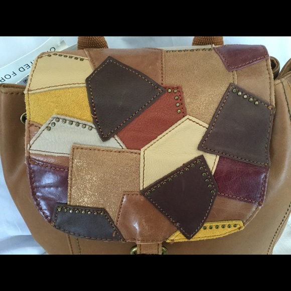 The Sak Avalon leather Convertible brown backpack - Picture 3 of 9